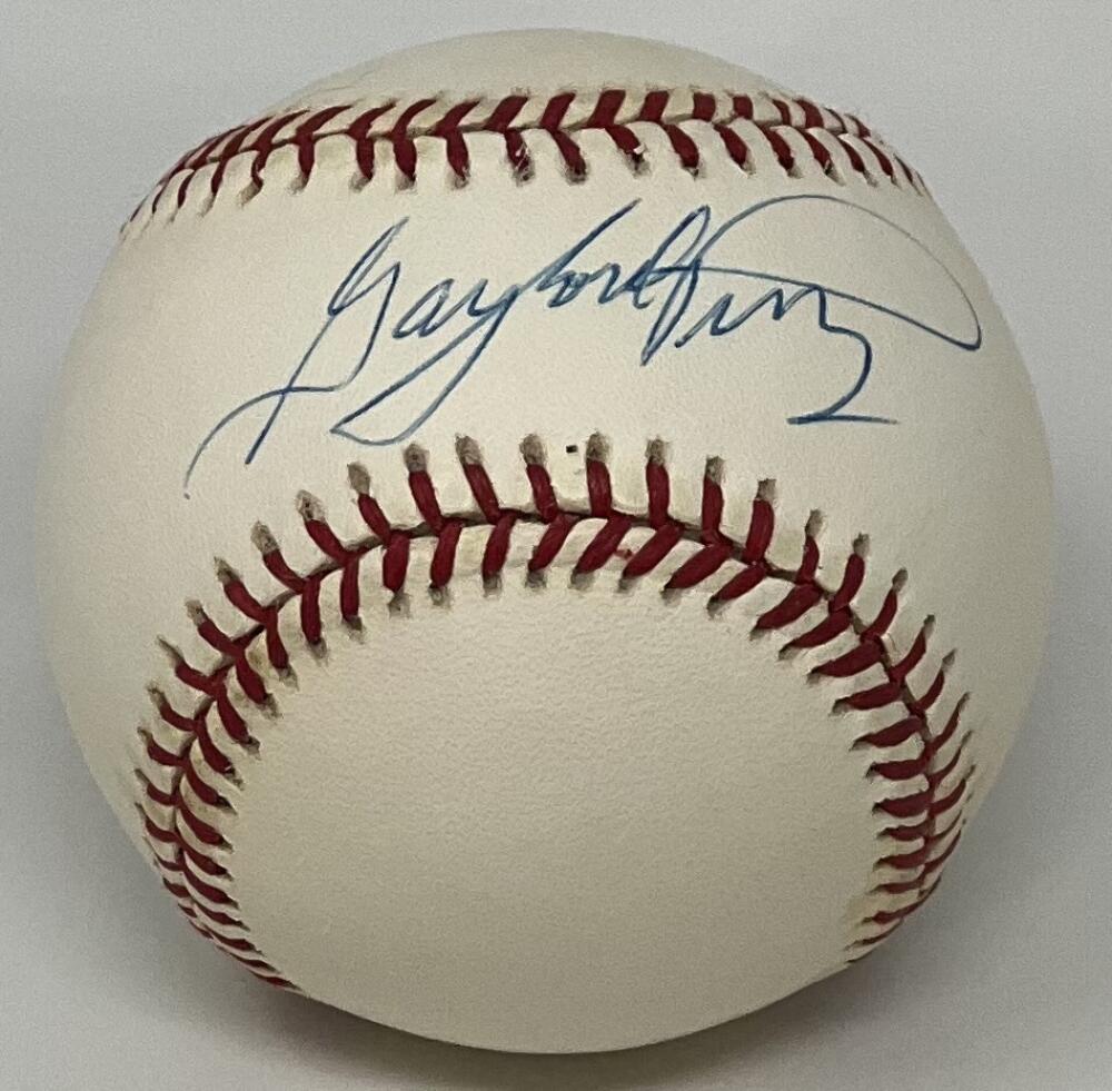 Gaylord Perry Autograph Signed Official Major League Ball JSA Authentic  Image 1