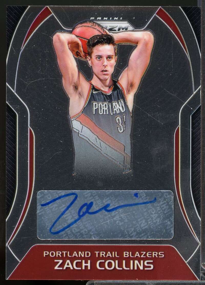 Zach Collins Rookie 2017-18 Panini Prizm Sensational Signatures Autograph #8  Image 1