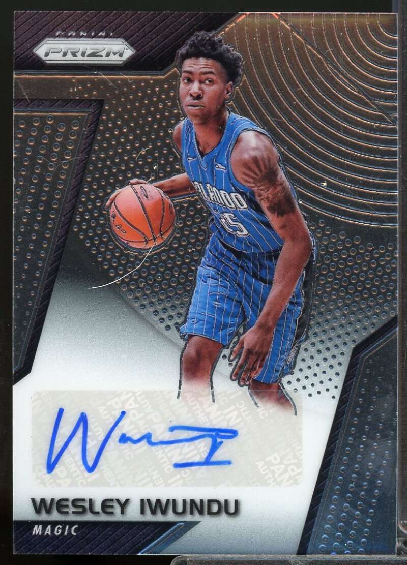 Wesley Iwundu Card 2017-18 Panini Prizm Rookie Signatures Autograph #28  Image 1