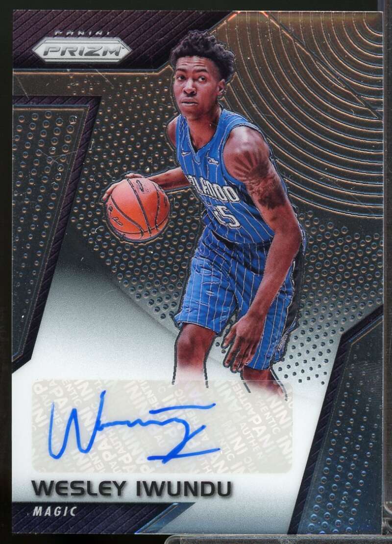 Wesley Iwundu Card 2017-18 Panini Prizm Rookie Signatures Autograph #28  Image 1
