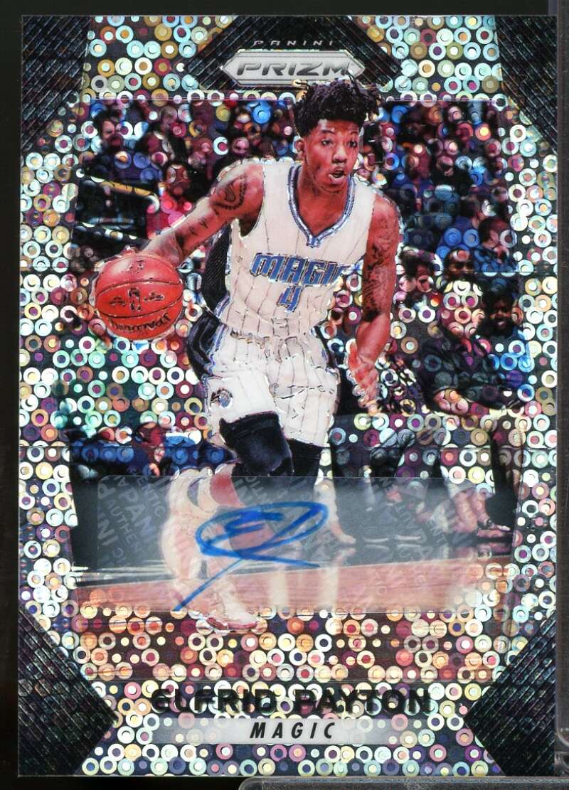 Elfrid Payton Card 2017-18 Panini Prizm Autographs Fast Break #71  Image 1