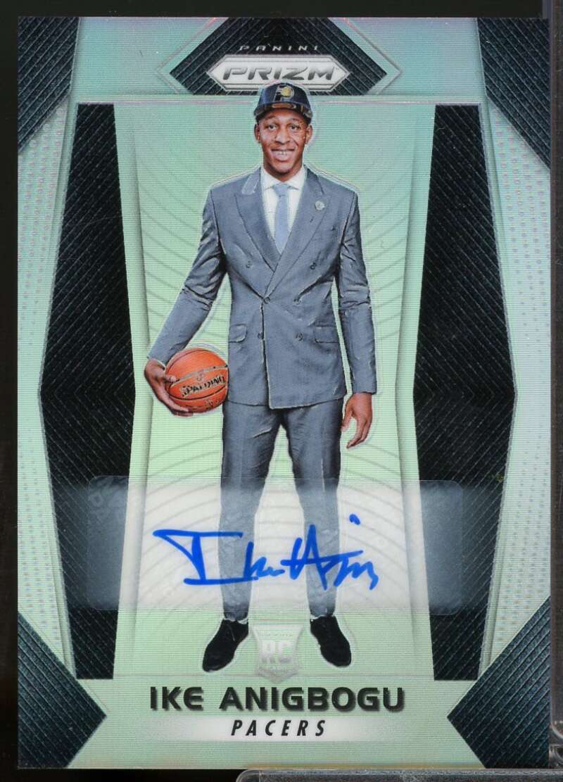 Ike Anigbogu Card 2017-18 Panini Prizm Autographs Silver #226  Image 1