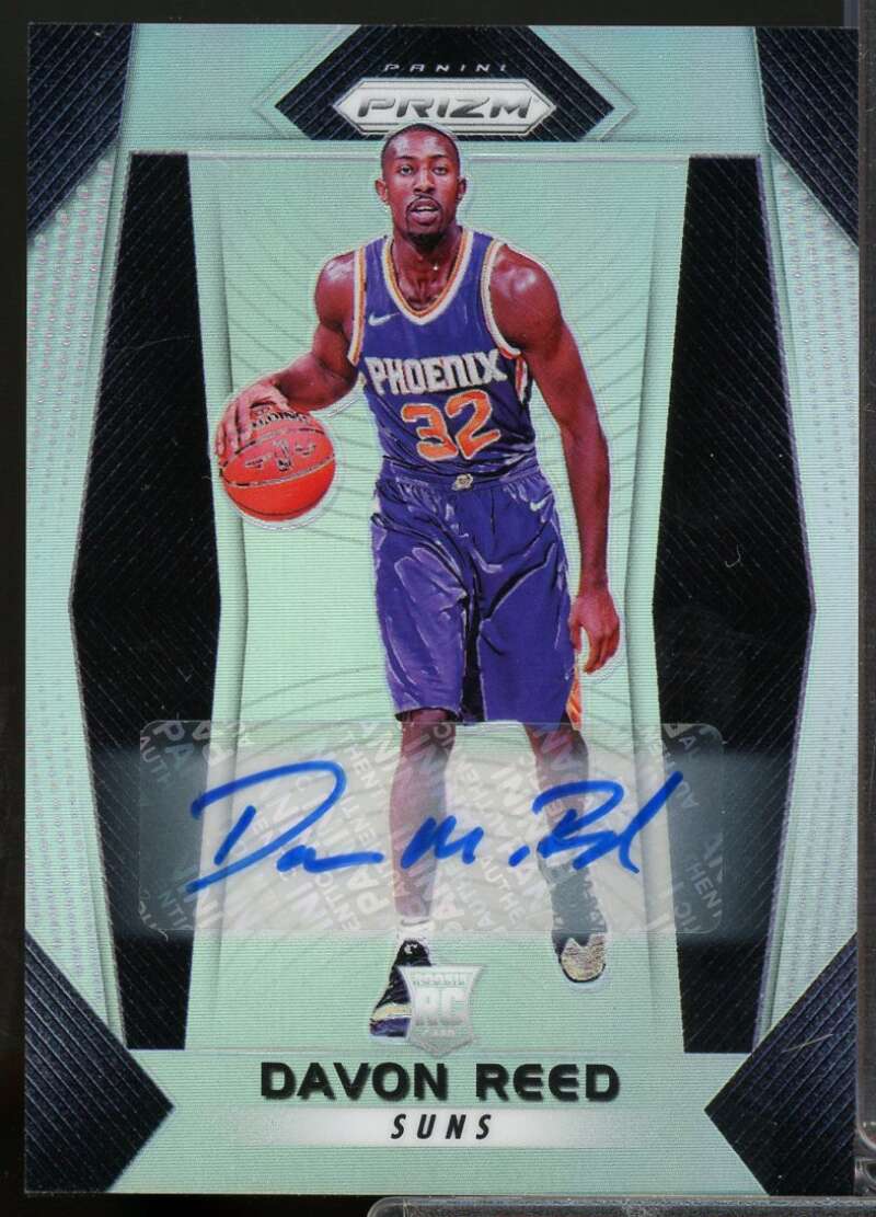 Davon Reed Card 2017-18 Panini Prizm Autographs Silver #68  Image 1