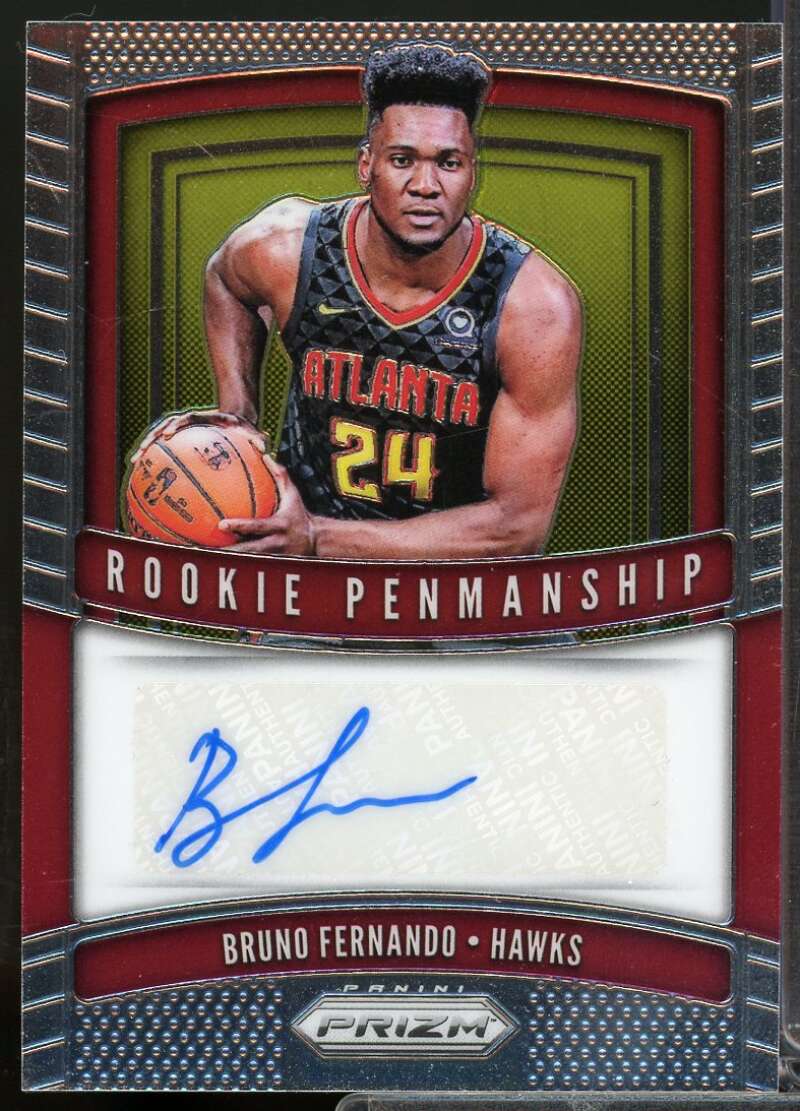 Bruno Fernando Card 2019-20 Panini Prizm Rookie Penmanship Autograph #25  Image 1