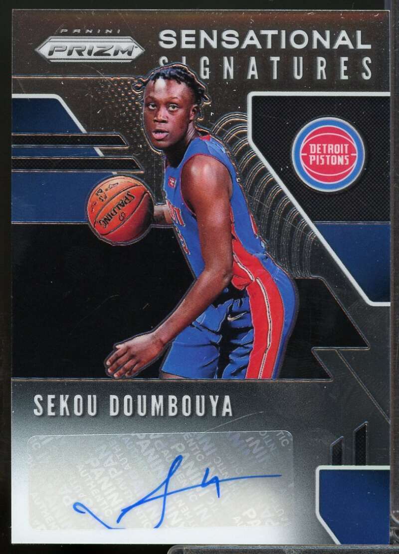 Sekou Doumbouya Rookie 2019-20 Panini Prizm Sensational Signatures Auto #68  Image 1