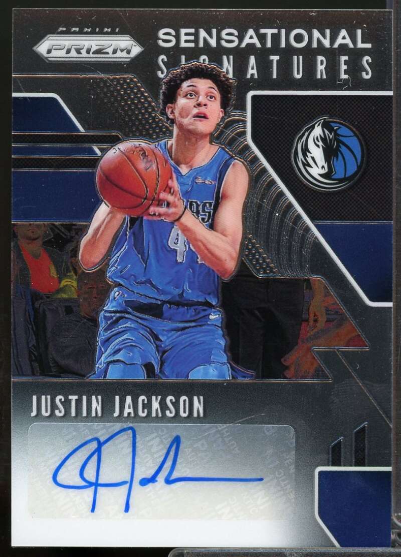 Justin Jackson Card 2019-20 Panini Prizm Sensational Signatures Autograph #46  Image 1