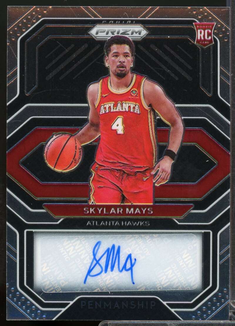 Skylar Mays Card 2020-21 Panini Prizm Rookie Penmanship Autograph #18  Image 1