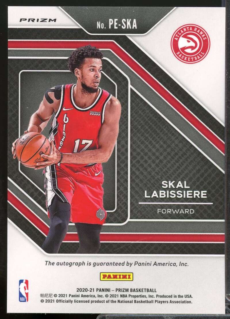 Skal Labissiere Card 2020-21 Panini Prizm Penmanship Autograph Prizms Silver #4  Image 2