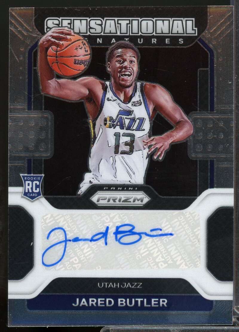Jared Butler Rookie 2021-22 Panini Prizm Sensational Signatures Autograph #84  Image 1