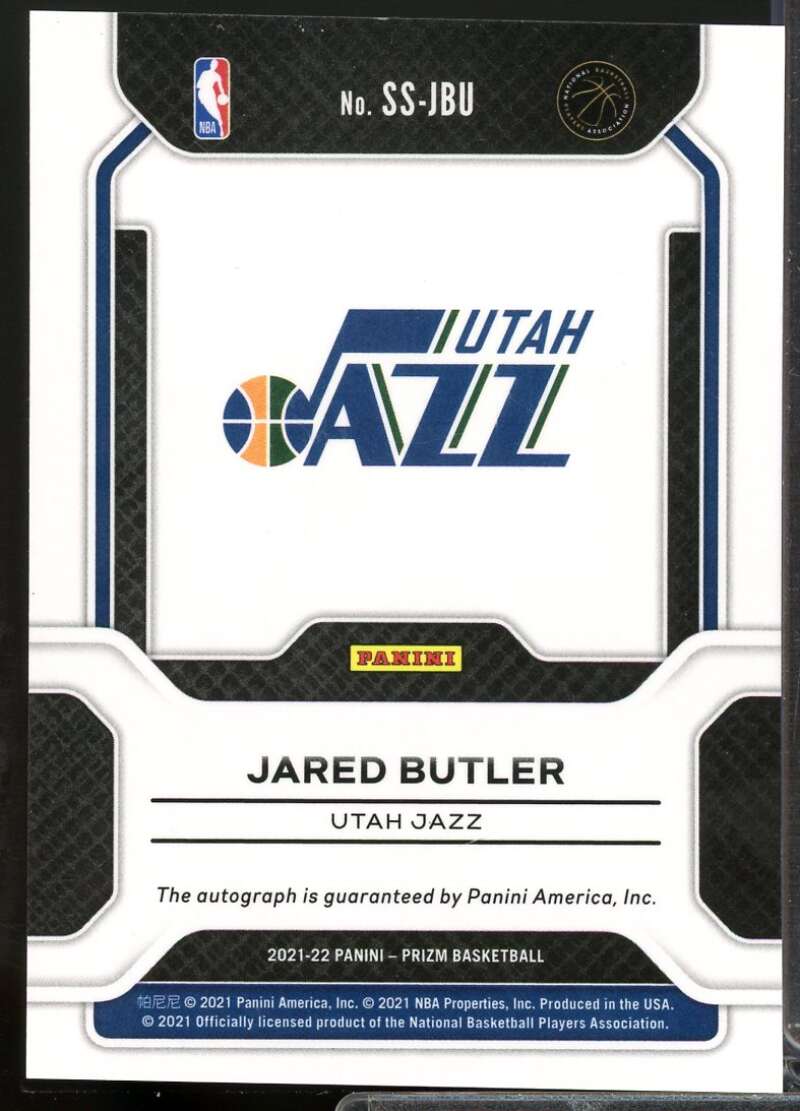Jared Butler Rookie 2021-22 Panini Prizm Sensational Signatures Autograph #84  Image 2