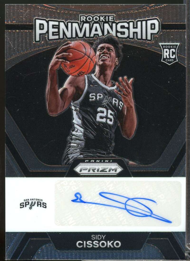 Sidy Cissoko Card 2023-24 Panini Prizm Rookie Penmanship Autograph #44  Image 1