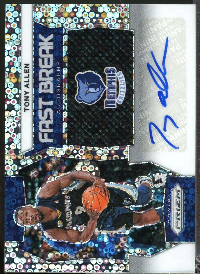 Tony Allen Card 2023-24 Panini Prizm Fast Break Autographs #59  Image 1