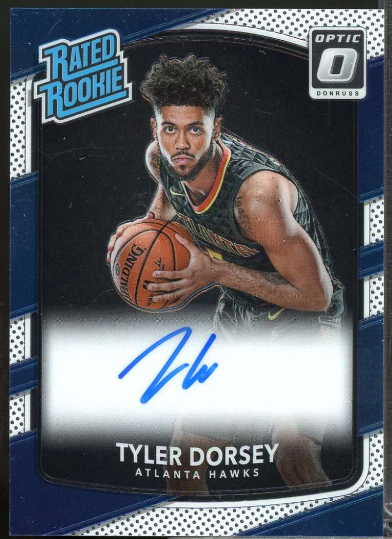 Tyler Dorsey Card 2017-18 Donruss Optic Rated Rookies Signatures Autograph #157  Image 1