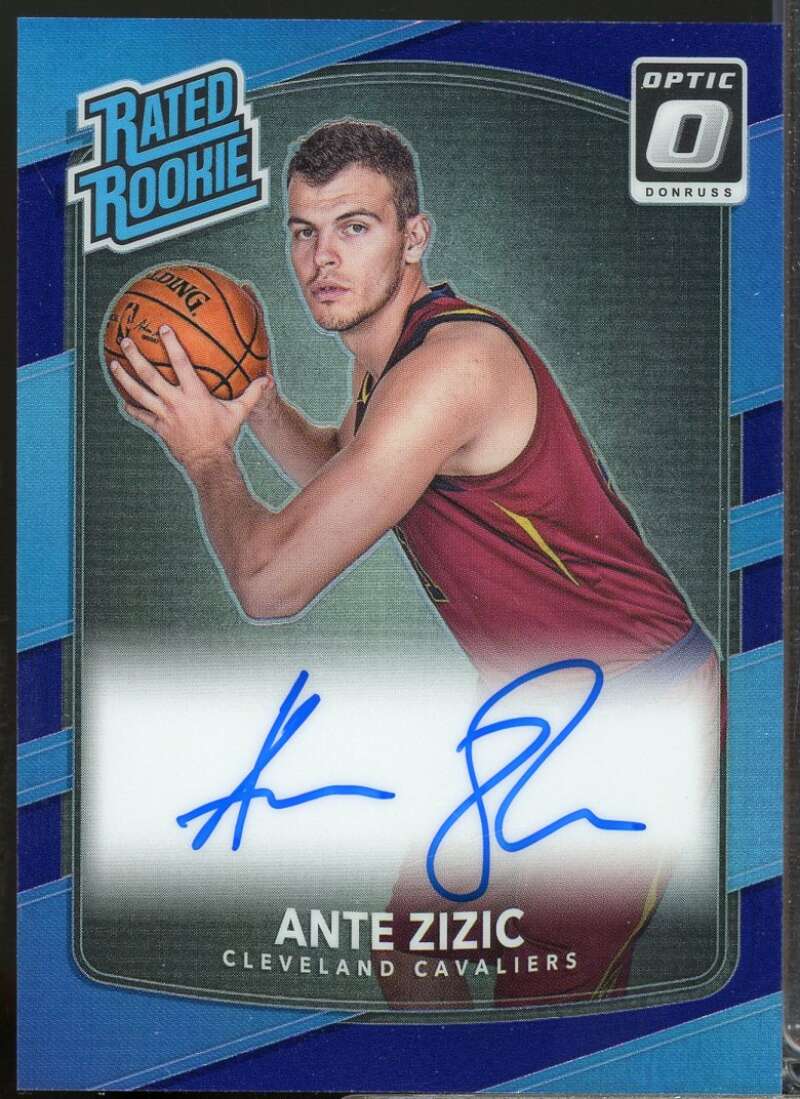 Ante Zizic 2017-18 Donruss Optic Rated Rookies Signatures Autograph Purple #186  Image 1