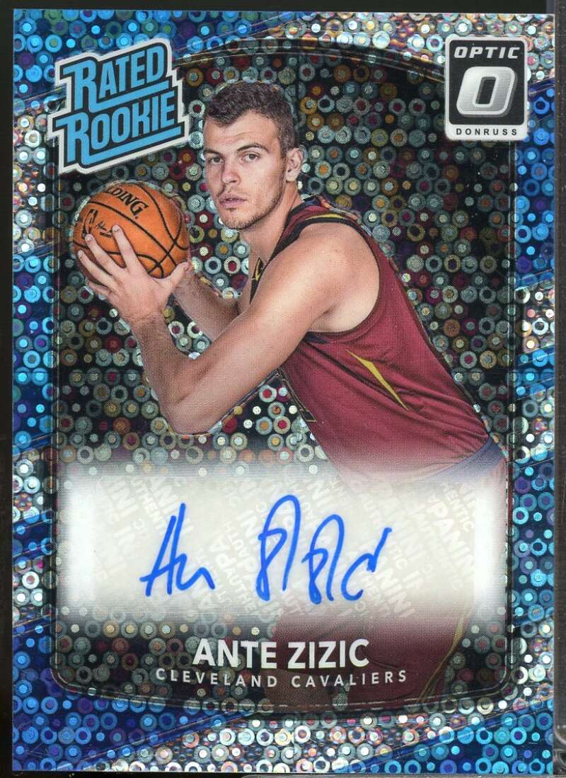 Ante Zizic Card 2017-18 Donruss Optic Rated Rookies Autograph Fast Break #186  Image 1