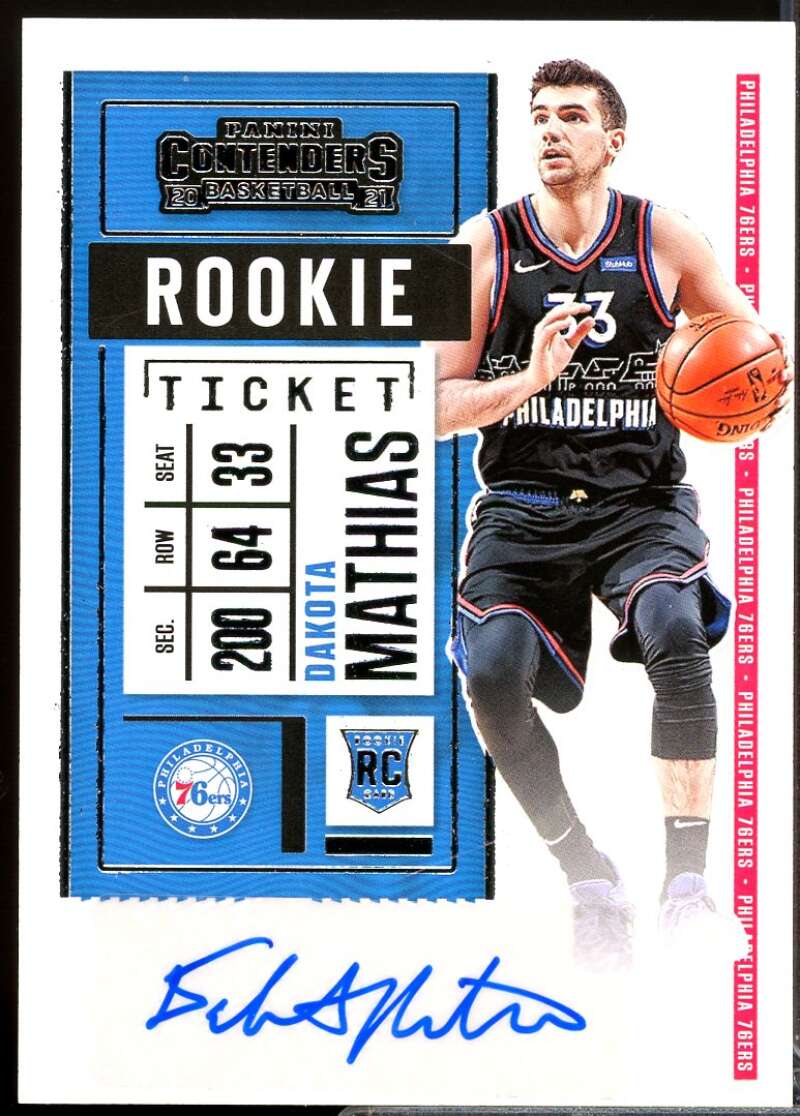 Alen Smailagic Rookie /99 2019-20 Panini Contender Autograph Playoff Ticket #103  Image 1