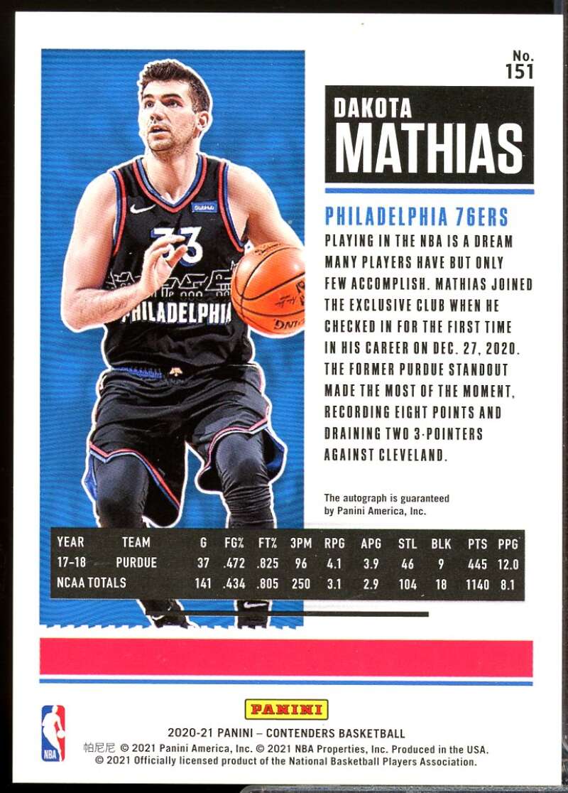 Alen Smailagic Rookie /99 2019-20 Panini Contender Autograph Playoff Ticket #103  Image 2