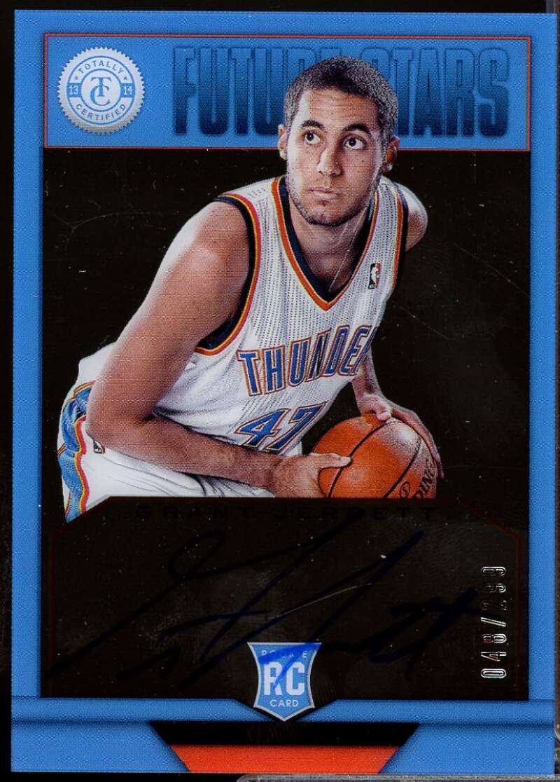Grant Jerrett Rookie /299 2013-14 Totally Certified Future Star Autograph #FSGJ  Image 1
