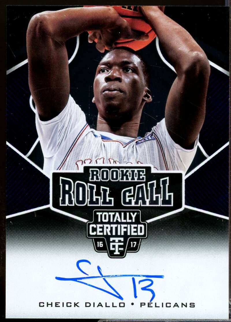 Cheick Diallo Card 2016-17 Totally Certified Rookie Roll Call Autographs #24  Image 1