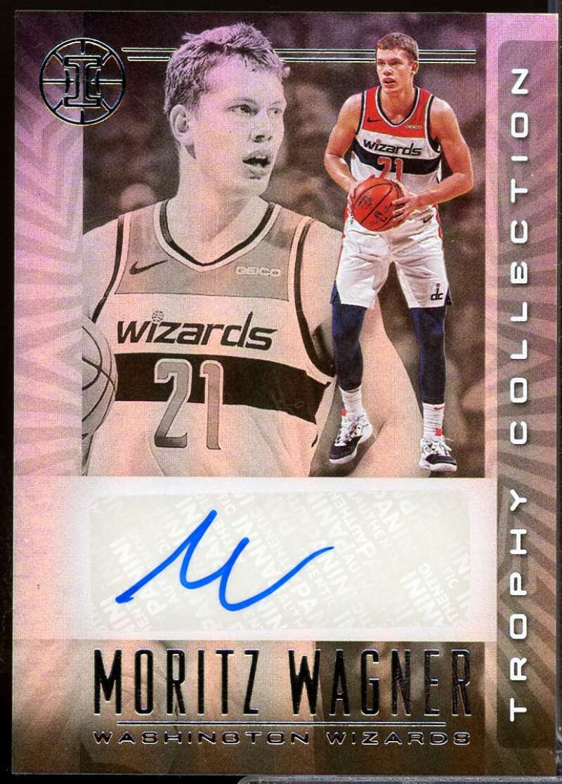 Moritz Wagner Card 2019-20 Panini Illusions Trophy Collection Autograph #57  Image 1