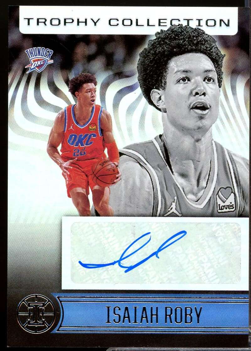 Isaiah Roby Card 2020-21 Panini Illusions Trophy Collection Autograph #46  Image 1