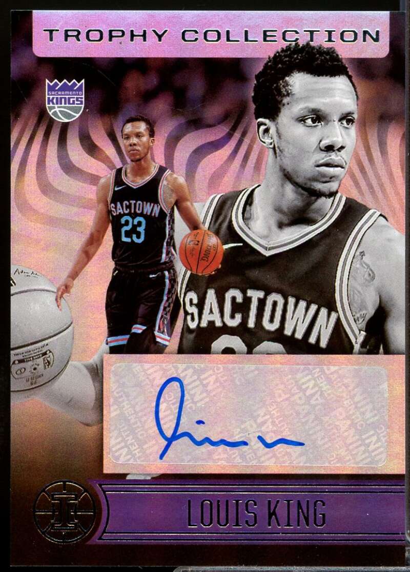 Louis King Card 2020-21 Panini Illusions Trophy Collection Autograph #29  Image 1