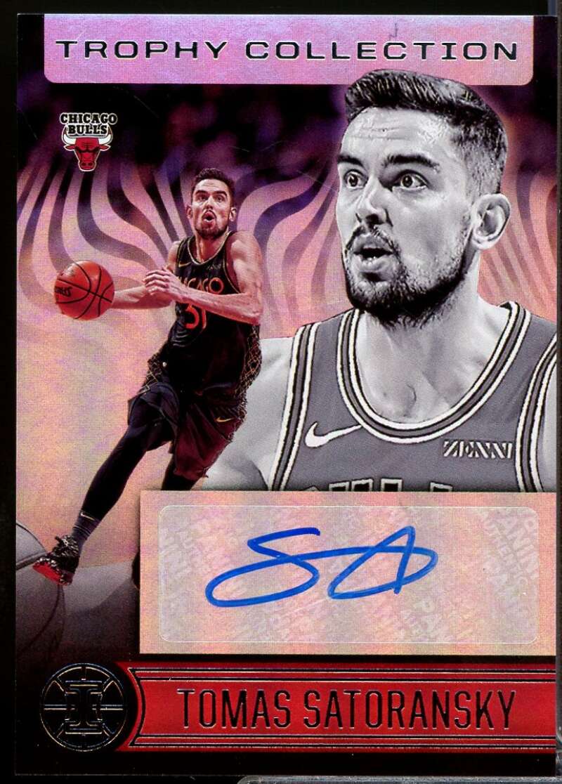 Tomas Satoransky Card 2020-21 Panini Illusions Trophy Collection Signatures #59  Image 1