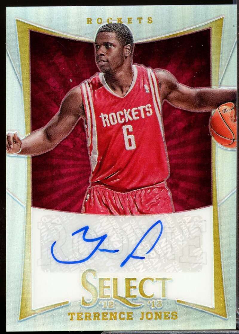 Terrence Jones Rookie /199 Card 2012-13 Select Autograph Prizm Silver #185  Image 1