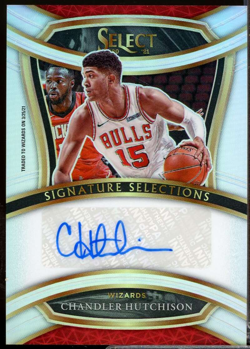 Chandler Hutchison Card 2020-21 Select Signature Selections Autograph #9  Image 1