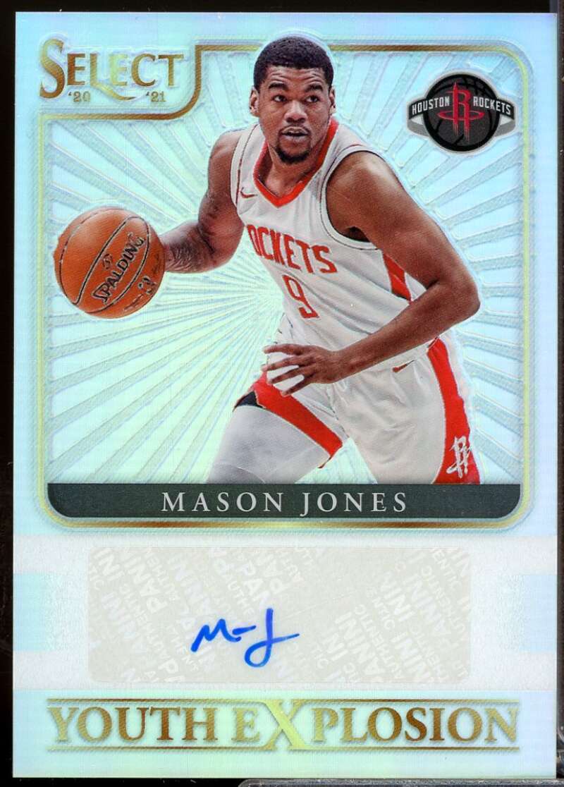 Mason Jones Rookie Card 2020-21 Select Youth Explosion Autograph #21  Image 1