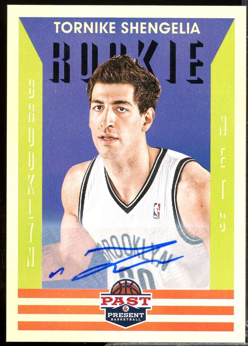 Tornike Shengelia Rookie Card 2012-13 Panini Past and Present Autograph #167  Image 1