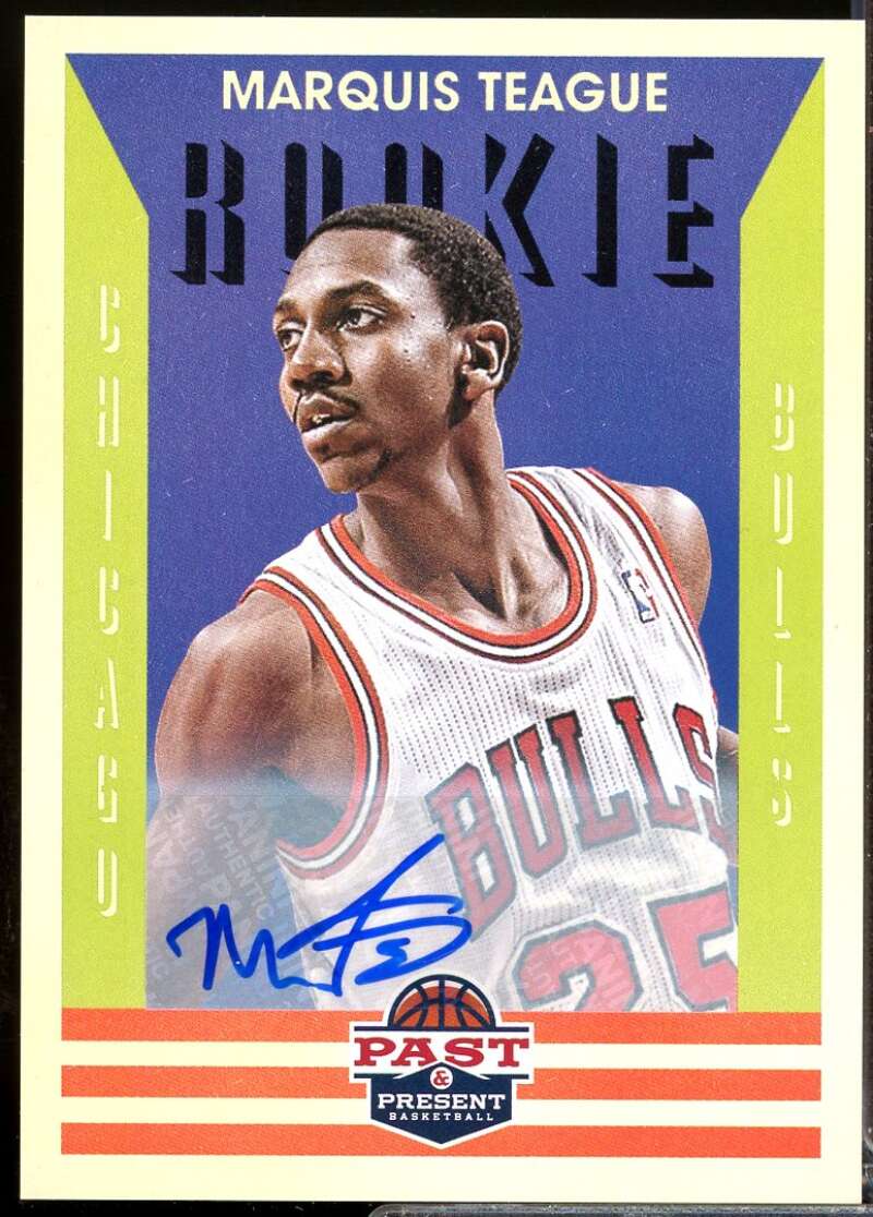 Marquis Teague Rookie Card 2012-13 Panini Past and Present Autograph #239  Image 1