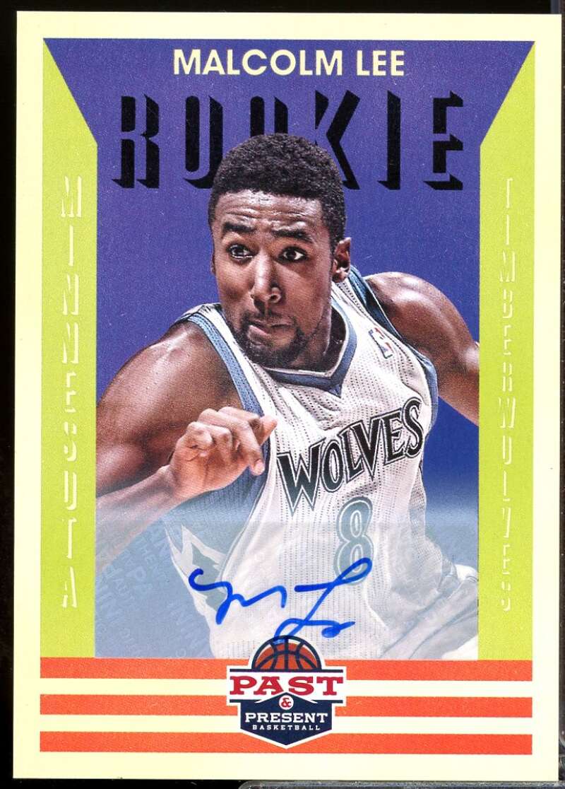 Malcolm Lee Rookie Card 2012-13 Panini Past and Present Autograph #248  Image 1