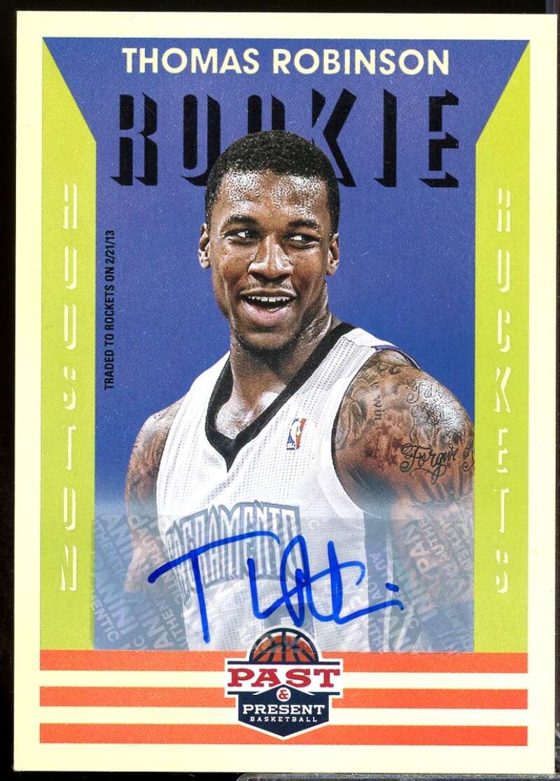 Thomas Robinson Rookie Card 2012-13 Panini Past and Present Autograph #176  Image 1