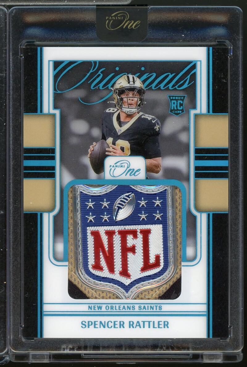 2024 Panini ONE Originals Spencer Rattler NFL Shield 5/5 Image 1