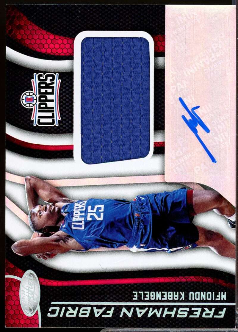 Mfiondu Kabengele Rookie 2019-20 Certified Freshman Fabric Jersey Autograph #29  Image 1