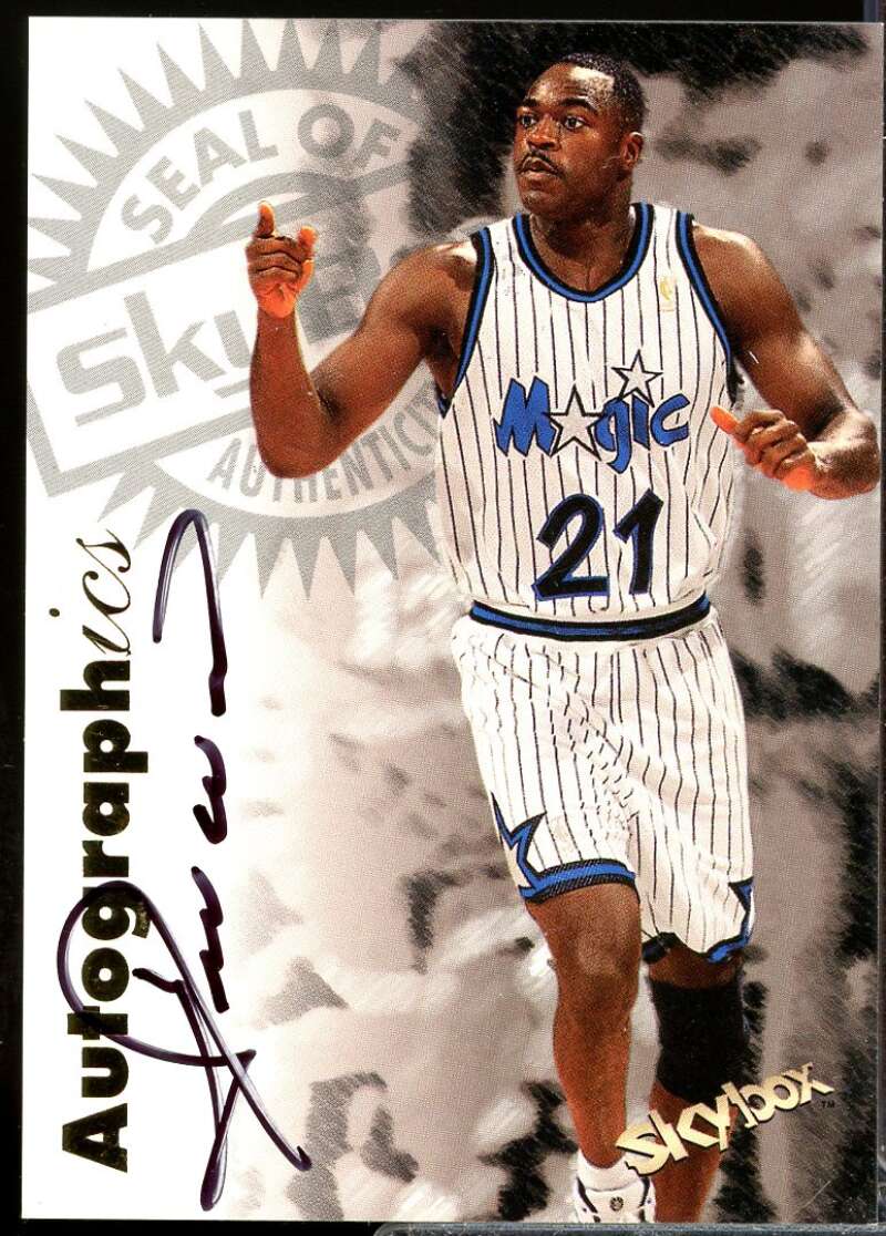 Gerald Wilkins Card 1997-98 SkyBox Premium Autographics #112  Image 1