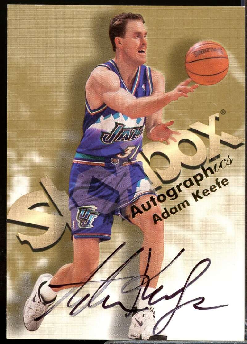 Adam Keefe Card 1998-99 SkyBox Premium Autographics #67  Image 1