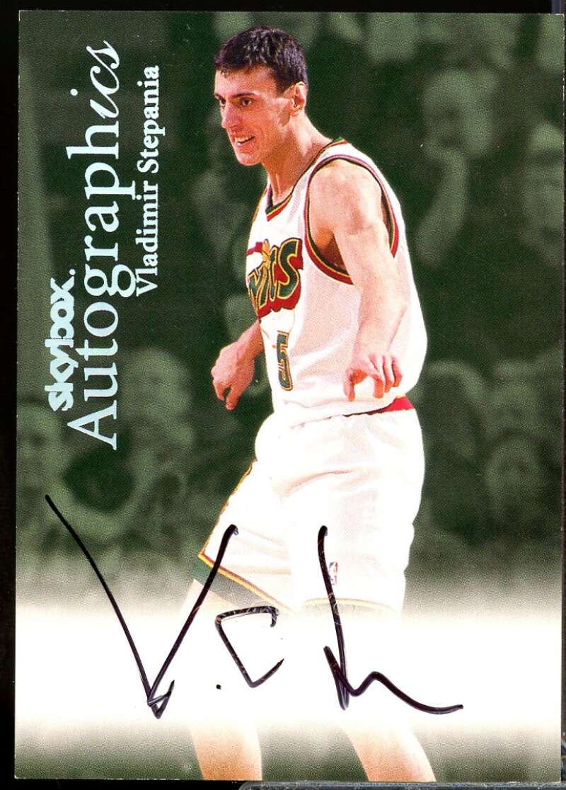 Vladimir Stepania Card 1999-00 SkyBox Premium Autographics #NNO  Image 1