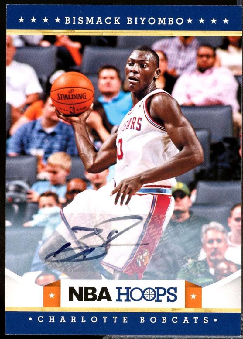 Bismack Biyombo Rookie Card 2012-13 Hoops Autographs #228  Image 1