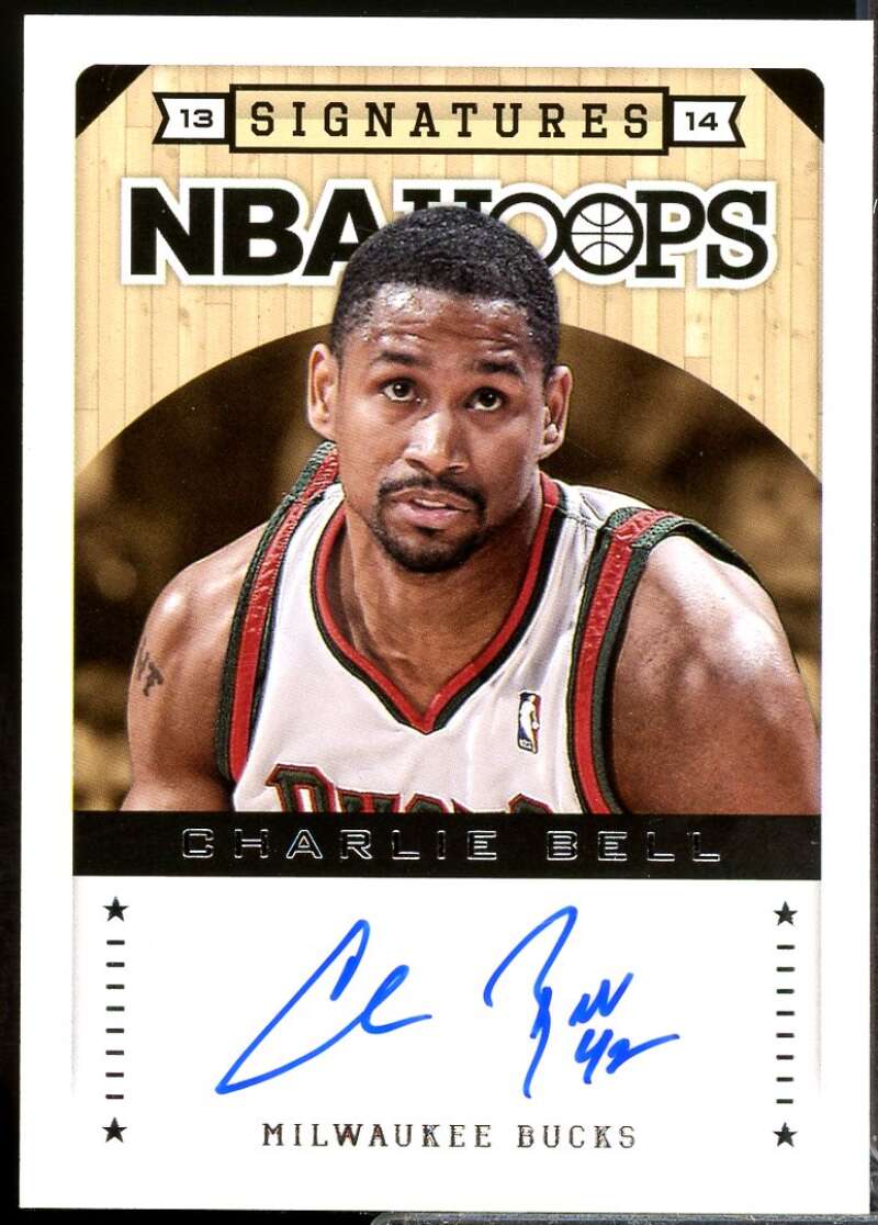 Charlie Bell Card 2013-14 Hoops Signatures Autographs #70  Image 1