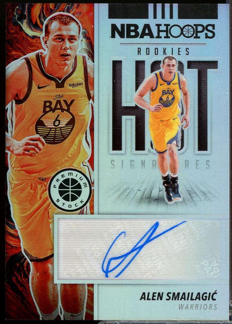 Alen Smailagic Rookie 2019-20 Hoops Premium Stock Hot Signatures Autograph #12  Image 1
