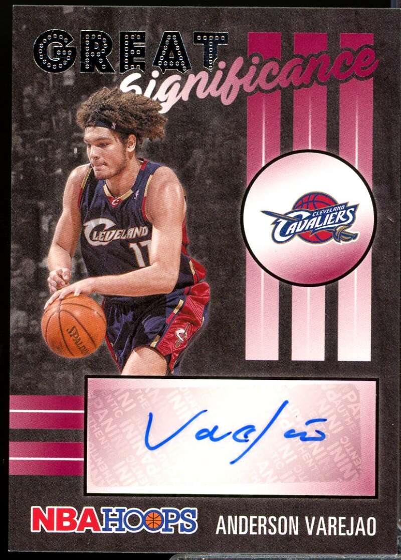 Anderson Varejao Card 2020-21 Hoops Great SIGnificance Autograph #25  Image 1