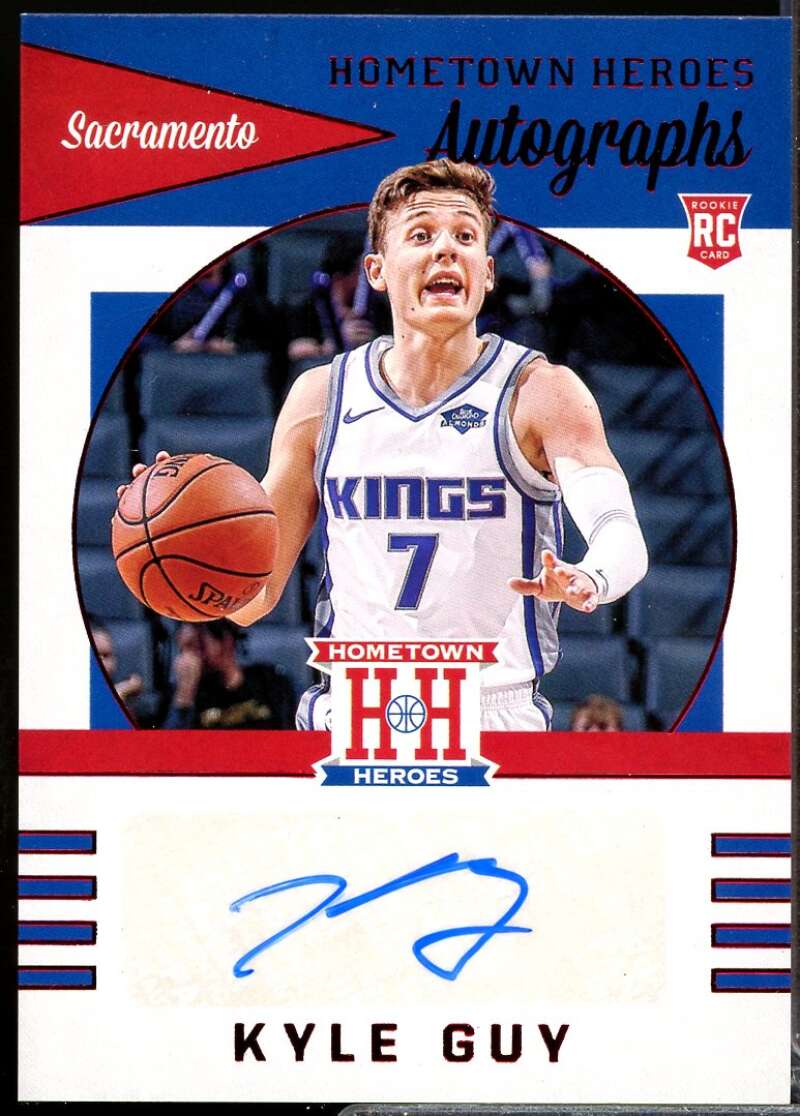 Kyle Guy 2019-20 Panini Chronicles Hometown Heroes Rookie Autographs Red #39  Image 1