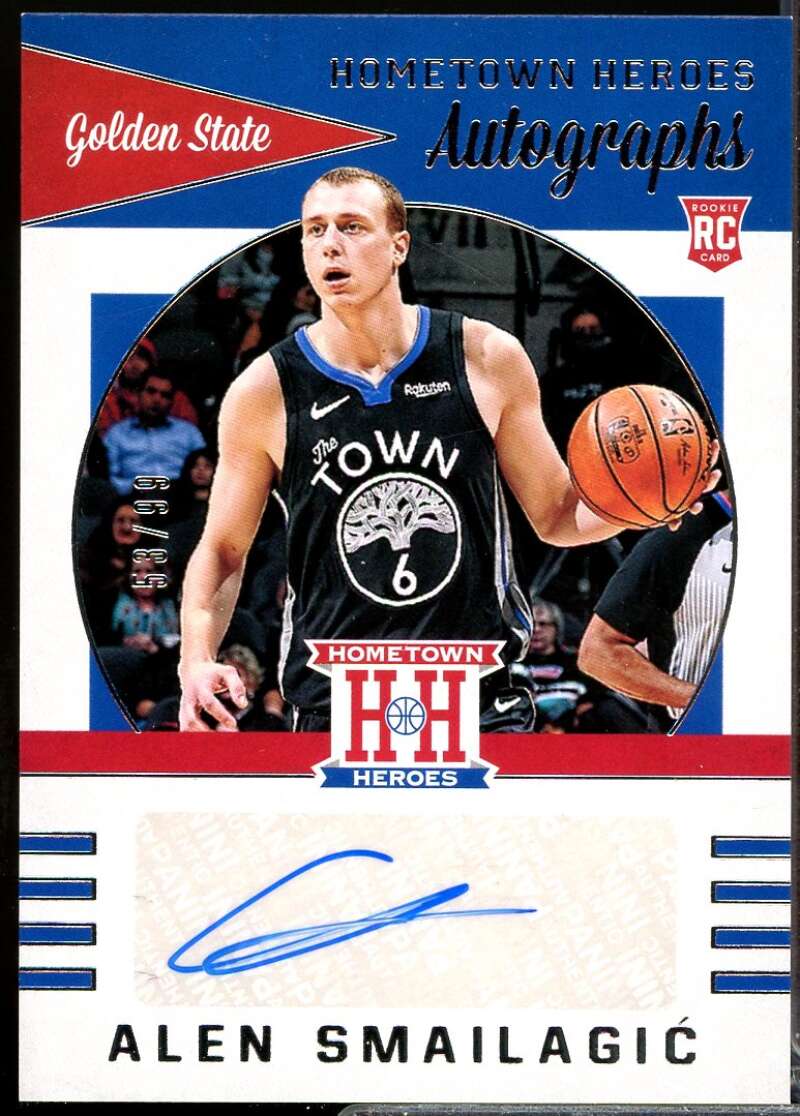 Alen Smailagic /99 2019-20 Panini Chronicles Hometown Heroes Rookie Autograph #2  Image 1
