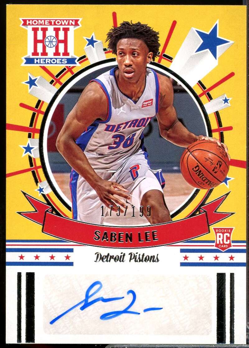 Saben Lee /199 2020-21 Panini Chronicles Hometown Heroes Rookie Autographs #39  Image 1