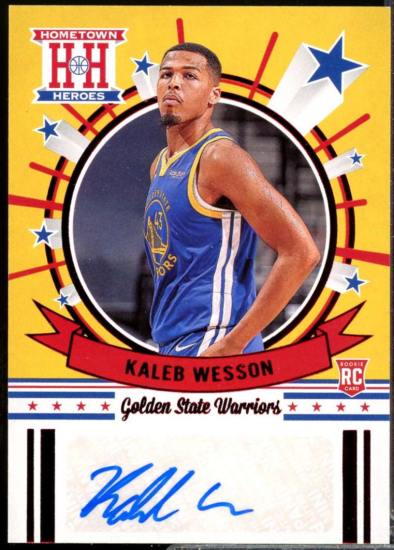 Kaleb Wesson 2020-21 Panini Chronicles Hometown Heroes Rookie Autographs Red #16  Image 1