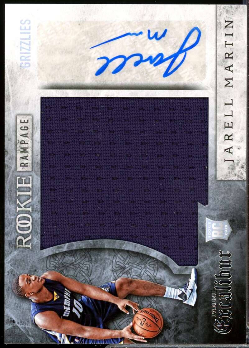 Jarell Martin 2015-16 Panini Excalibur Rookie Rampage Jersey Autographs #23  Image 1