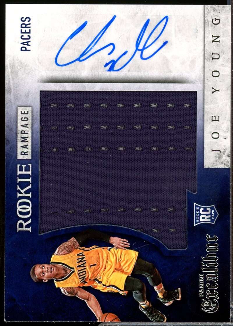 Joe Young 2015-16 Panini Excalibur Rookie Rampage Jumbo Jersey Autographs #6  Image 1