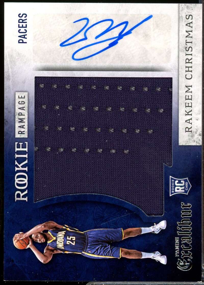 Rakeem Christmas 2015-16 Panini Excalibur Rookie Rampage Jersey Autographs #29  Image 1